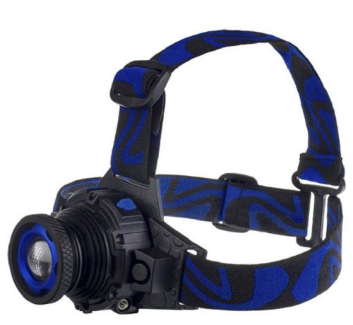 Фонарь налобный светодиодный аккумуляторный Perfeo Zoom 3 режима PF A4403 5Вт 180Лм Черный картинка 